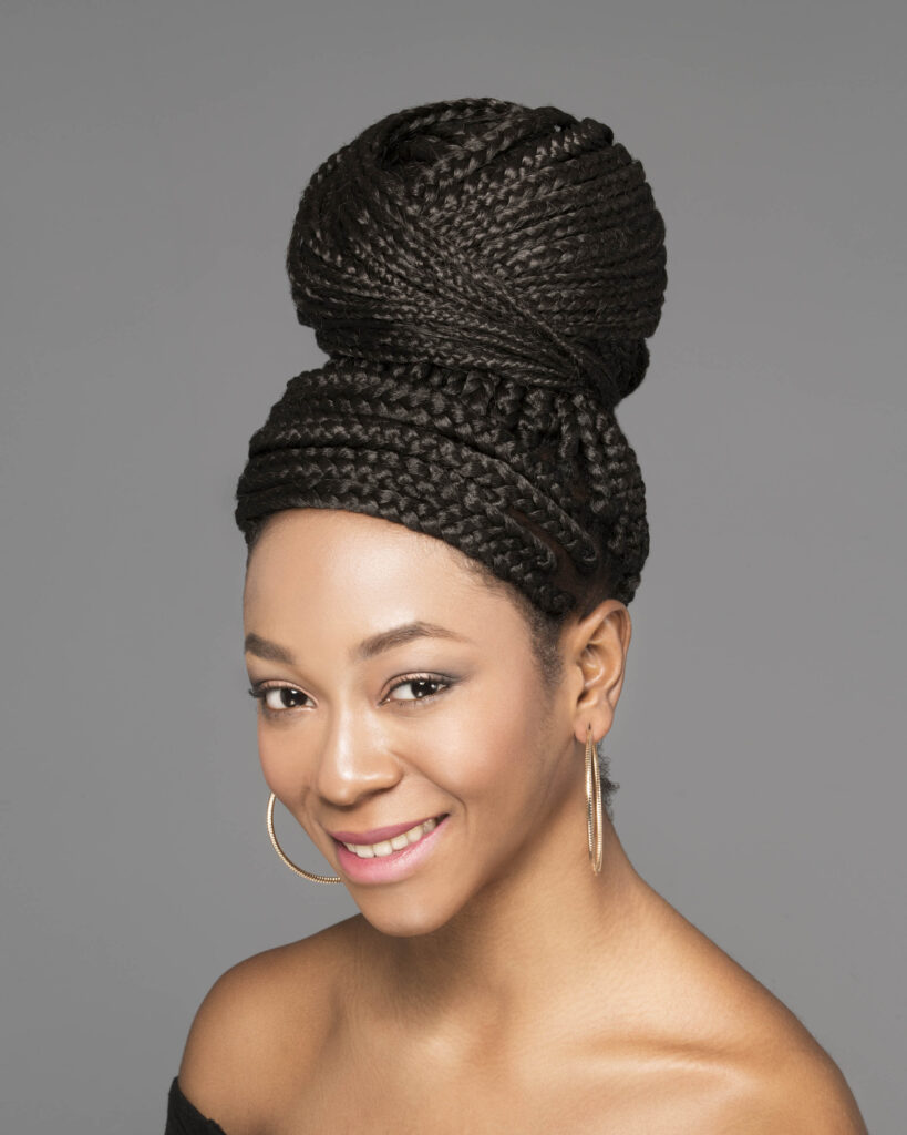 Young lady with Braided hair