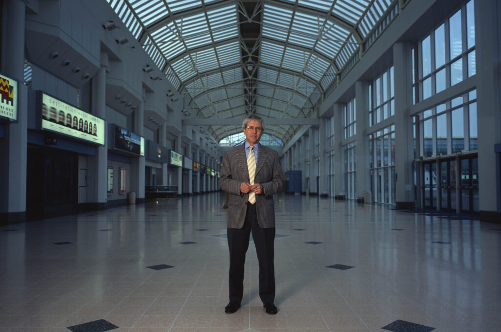 Man in Mall at NEC