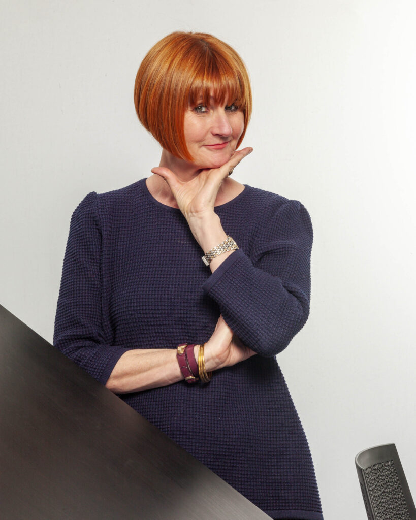 Mary Portas Portrait Photograph by Gullachsen