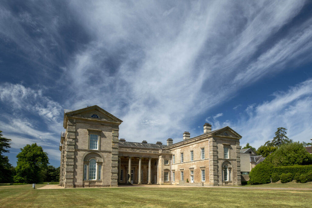 Historic house with big sky background