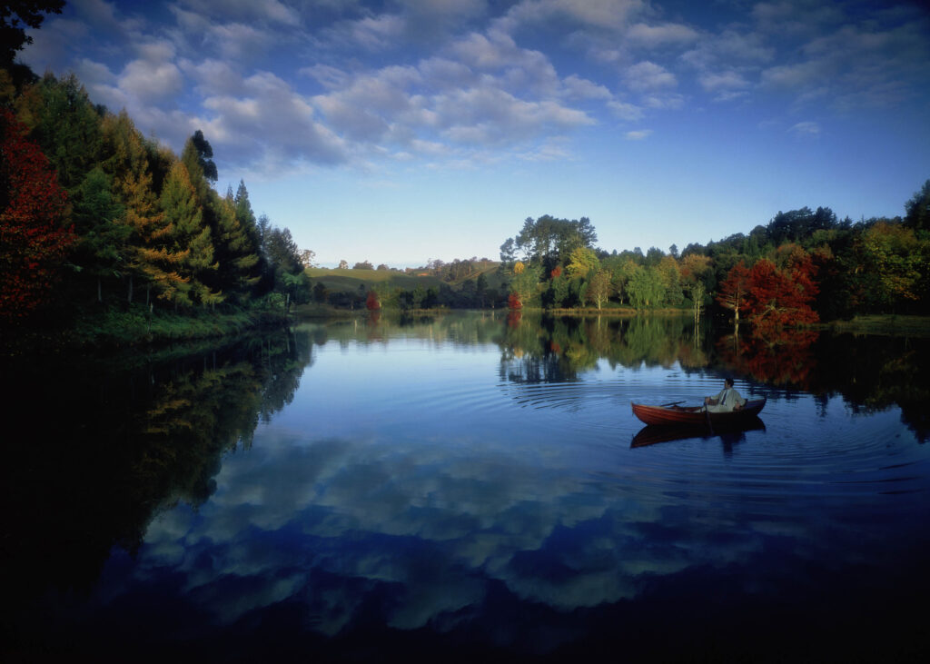 New Zealand landscape - Korean Airlines