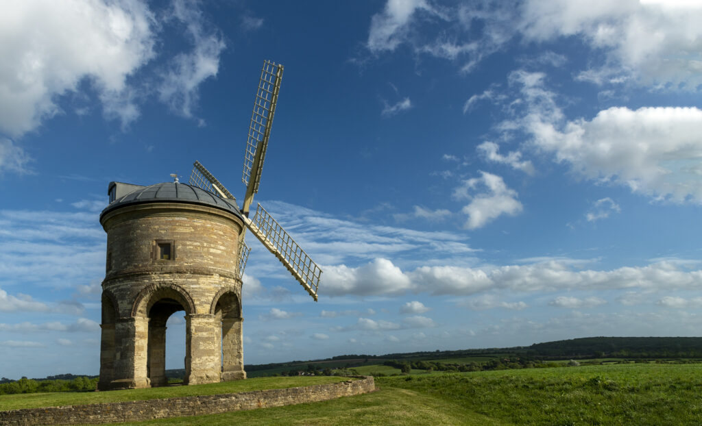 Windmill with Blue sky