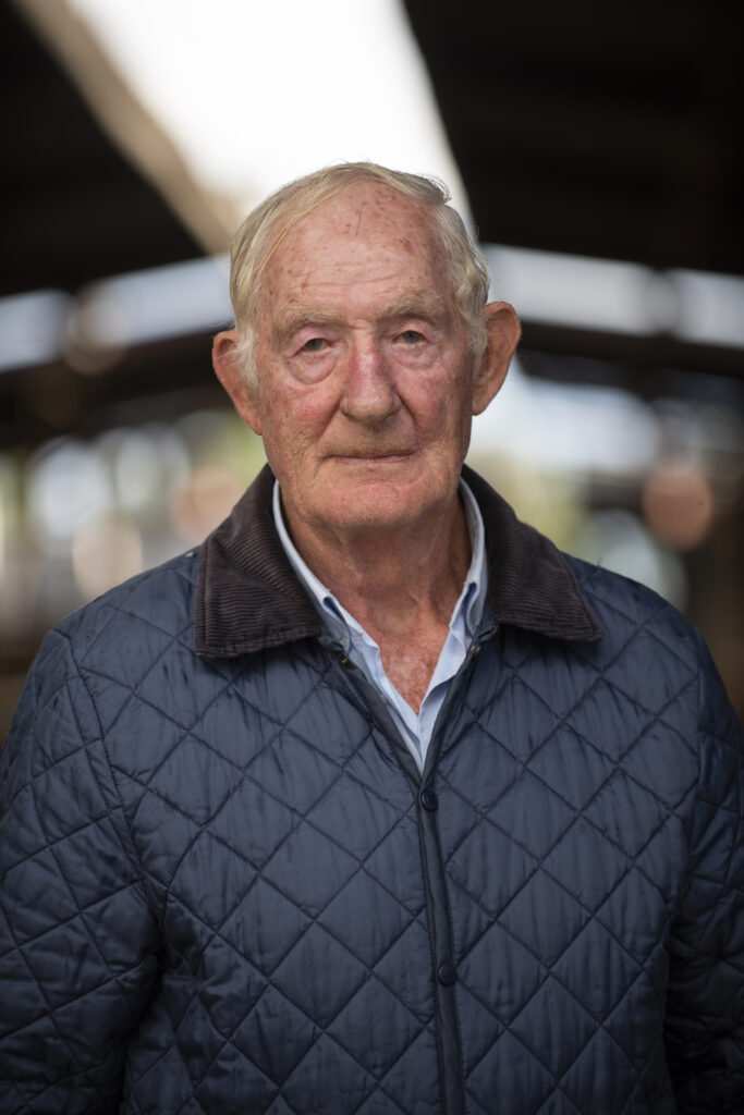 Farmer in Barn close headshot