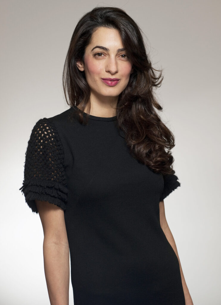 Amal Clooney. Business portrait photograph by Lorentz Gullachsen